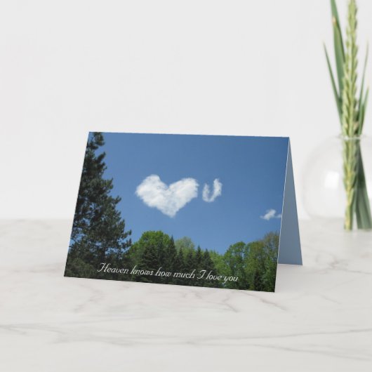 天国は私が愛するかどの位知っています カード (正面)