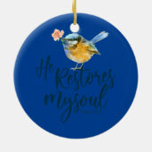 天国は私の家だ私はちょうど募集 セラミックオーナメント (裏面)