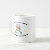 天国は私の家で募集してる コーヒーマグカップ (正面左)