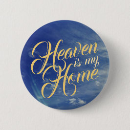 天国は私の家と空 缶バッジ