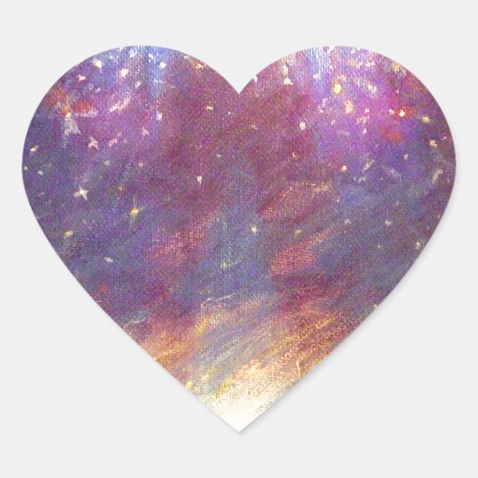 天国は私の玉座 – 地球は私の足台 ハートシール (正面)