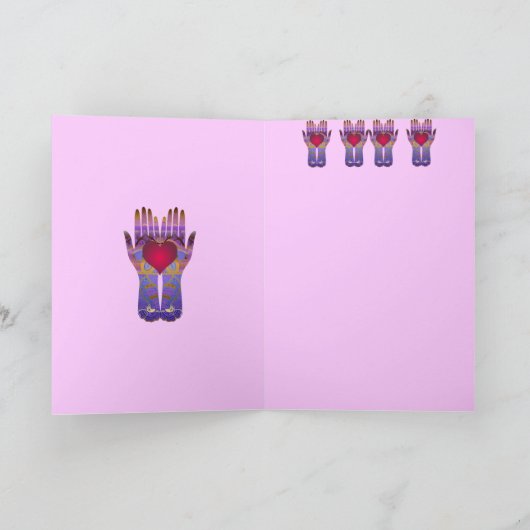 天国は空白のなカードを渡します カード (内部)