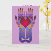 天国は空白のなカードを渡します カード (黄色い花)