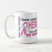 天国は英雄のお母さんの乳癌を必要としました コーヒーマグカップ (左)