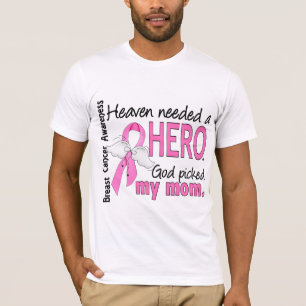天国は英雄のお母さんの乳癌を必要としました Tシャツ