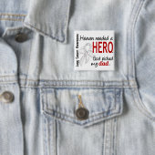 天国は英雄のパパの肺癌を必要としました 缶バッジ (インサイチュ)