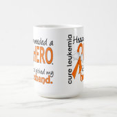 天国は英雄の夫の白血病を必要としました コーヒーマグカップ (中央)