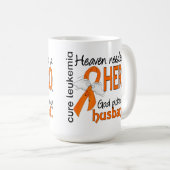 天国は英雄の夫の白血病を必要としました コーヒーマグカップ (正面右)