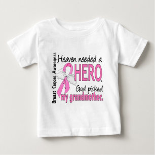 天国は英雄の祖母の乳癌を必要としました ベビーTシャツ