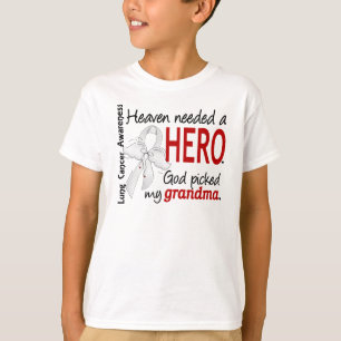 天国は英雄の祖母の肺癌を必要としました Tシャツ