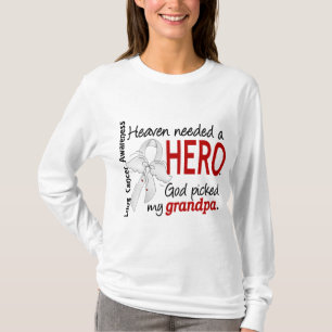 天国は英雄の祖父の肺癌を必要としました Tシャツ