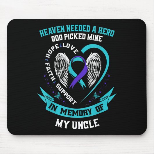天国は英雄退役軍人叔父の自殺アワレネが必要 マウスパッド (正面)