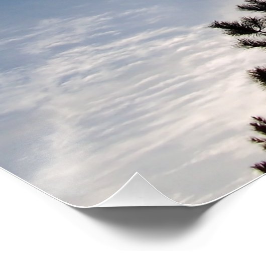 天国は詩篇の栄光を宣言19:1 ポスター (コーナー)