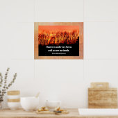 天国は頭上にある – ヘンリー・デイヴィッド・ソロー引用文 ポスター (キッチン)