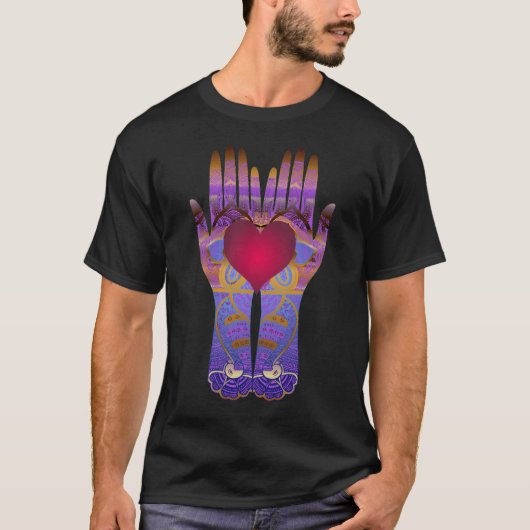 天国は1枚の味方されたワイシャツを渡します Tシャツ (正面)
