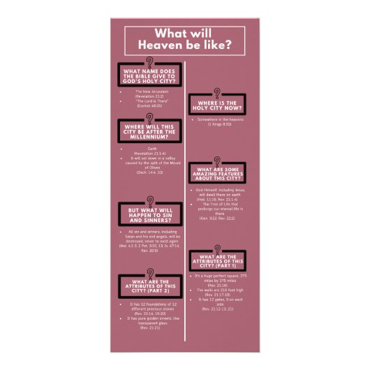 天国は？ ラックカード (正面)