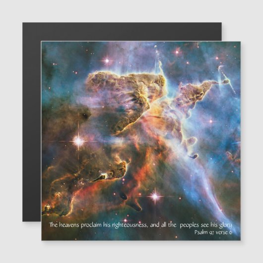 天国はv2を宣言 | Psalm 97 v 6 (正面/裏面)