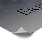 天国へのライダー記念ポスター - オーダーメイドバイク愛好家 ポスター (角)