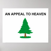 天国への上訴 – 1775 Gワシントン海軍国旗 ポスター (正面)