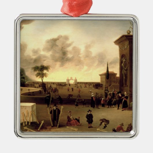 天国への狭いゲート メタルオーナメント (正面)