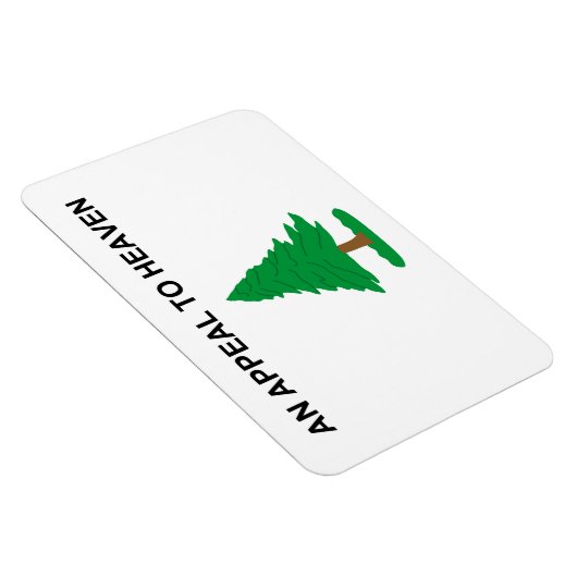 天国への訴え – 1775Gワシントン海軍旗 マグネット (右側)