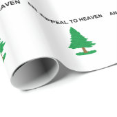 天国への訴え – 1775Gワシントン海軍旗 ラッピングペーパー (ロールコーナー)