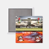 天国または地獄のきれいなか汚れた食洗機の磁石2 マグネット (正面/裏面)