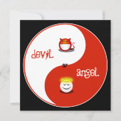 天国または地獄バチェロレッテ招待状 招待状 (正面)