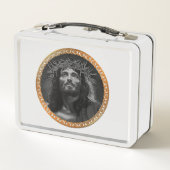 天国を見ているイエス・キリスト メタルランチボックス (裏面)