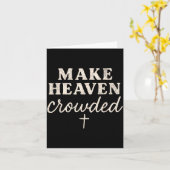 天国を賑やかにしよう キリスト教 イエス 信仰が崩れる カード (黄色い花)