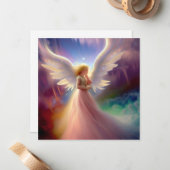 天国アートレインボークラウド ノートカード (正面/裏面インサイチュ)