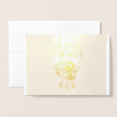 天国インマハグ・オランウータンスお母さんハッピー・マザーズ 箔カード (封筒付き正面)