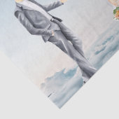 天国エレガント新郎新婦結婚の 薄葉紙 (詳細)