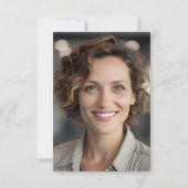 天国エンジェル悔やみや弔慰写真ありがとう サンキューカード (裏面)