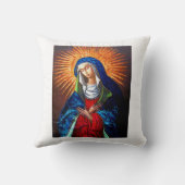 天国オリジナル絵を描の復元ポスター クッション (裏面)