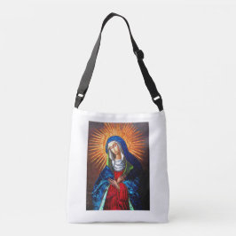 天国オリジナル絵を描の復元ポスター クロスボディバッグ