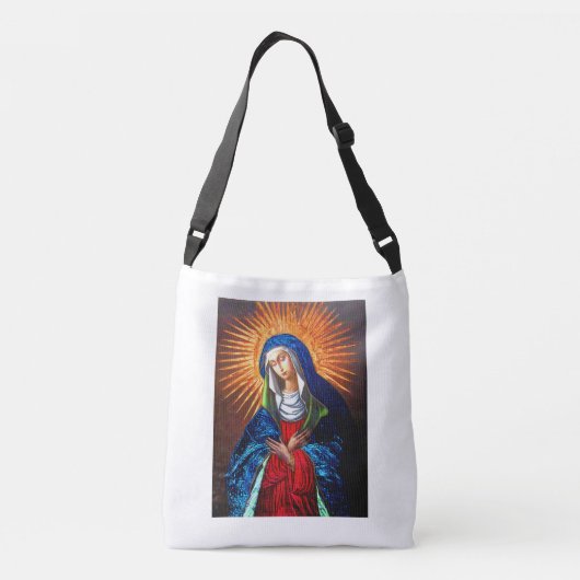 天国オリジナル絵を描の復元ポスター クロスボディバッグ (裏面)