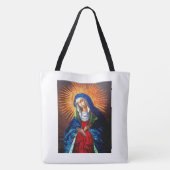 天国オリジナル絵を描の復元ポスター トートバッグ (裏面)