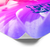 天国オンアースハニービーオンフラワー ポスター (角)