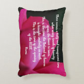 天国オンアース感動的引用文 アクセントクッション (正面(垂直))