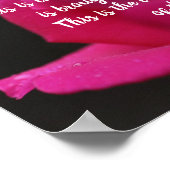 天国オンアース感動的引用文 ポスター (角)