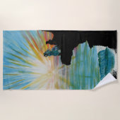 天国ゲートビーチタオル ビーチタオル (正面)