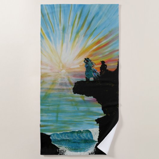 天国ゲートビーチタオル ビーチタオル (正面)