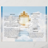 天国ゲート葬儀プログラムテンプレート (裏面)