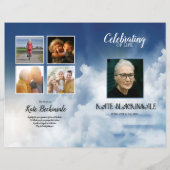 天国スカイ葬儀プログラムテンプレート (正面)