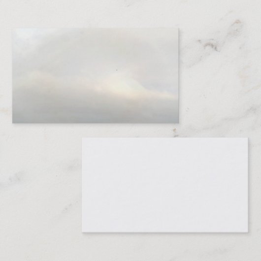 天国スカイ雲スピリチュアルエンジェル名刺 名刺 (正面/裏面)