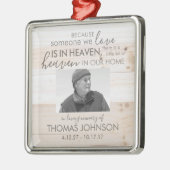 天国スクエアフォトオーナメント メタルオーナメント (左)