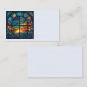 天国ステンドグラスのアートワーク名刺 名刺 (正面/裏面)