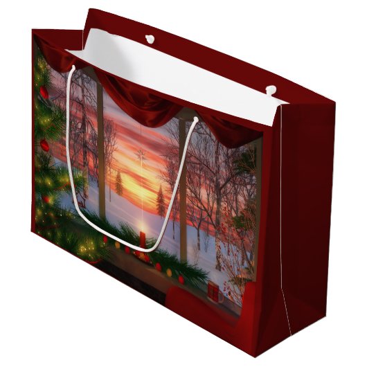 天国デイスプリングクリスマス抱き枕 ラージペーパーバッグ (正面アングル)