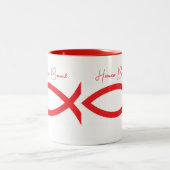 天国バインド二音コーヒーマグ ツートーンマグカップ (中央)